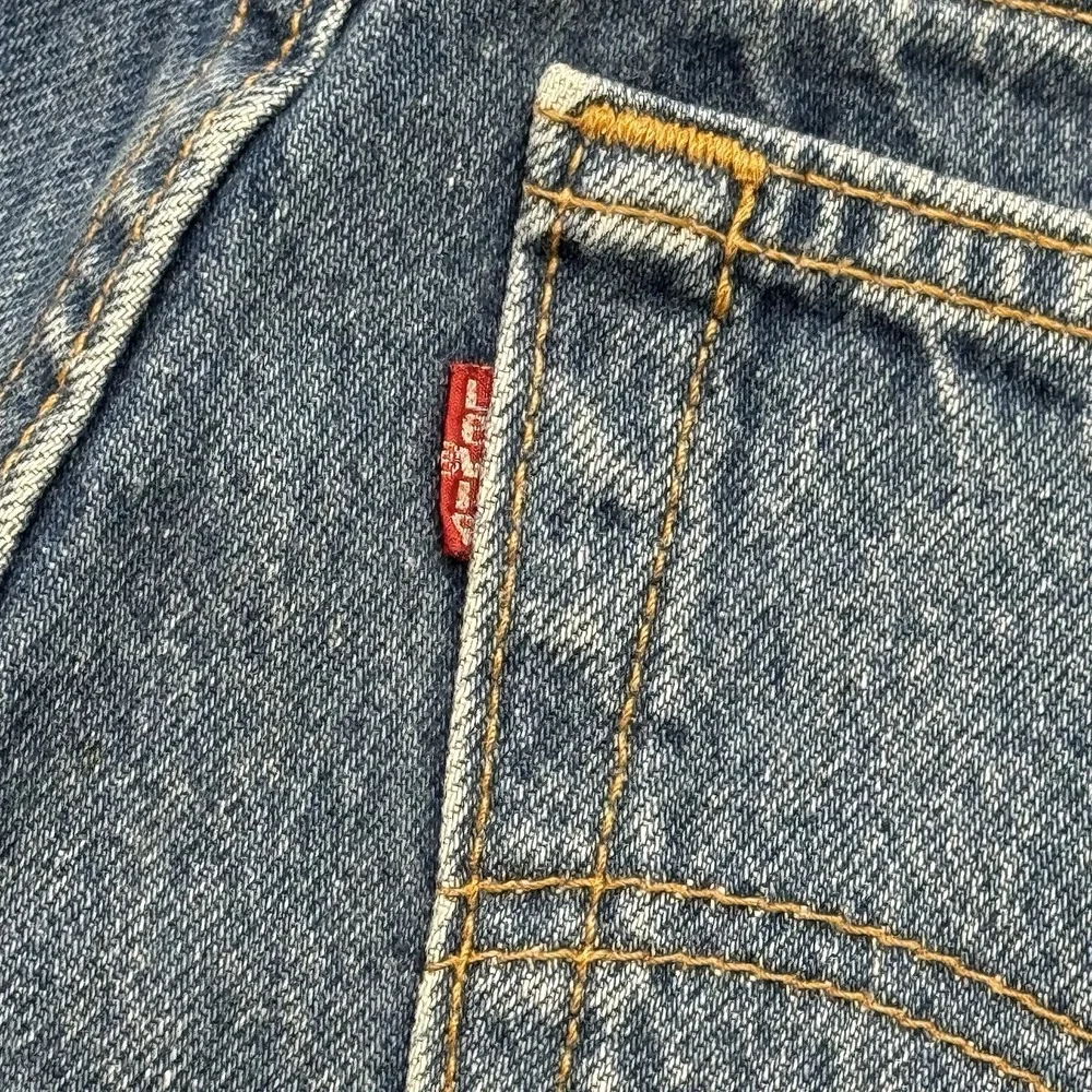 Vintage VTG Levi's 501 90s Shorts Fits 27x9 Made in USA Denim Cut Off‎ Jorts